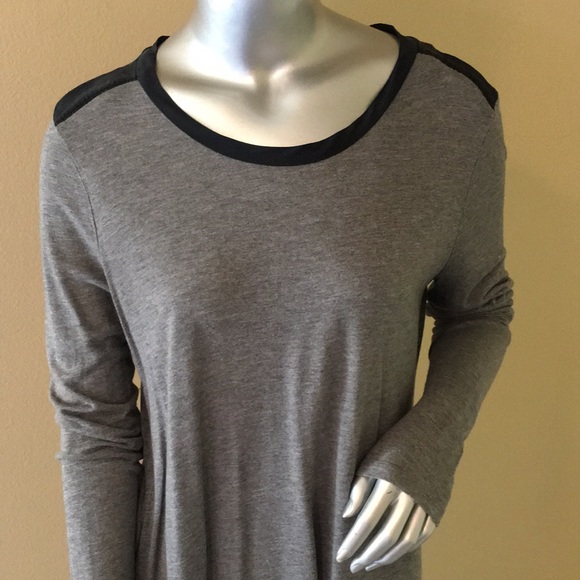 VINCE | long sleeve colorblock tee - Picture 2 of 7